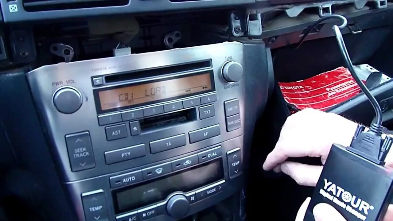 Подключение блютуз к магнитоле тойота Мое знакомство с MP3 USB адаптер Yatour - YouTube