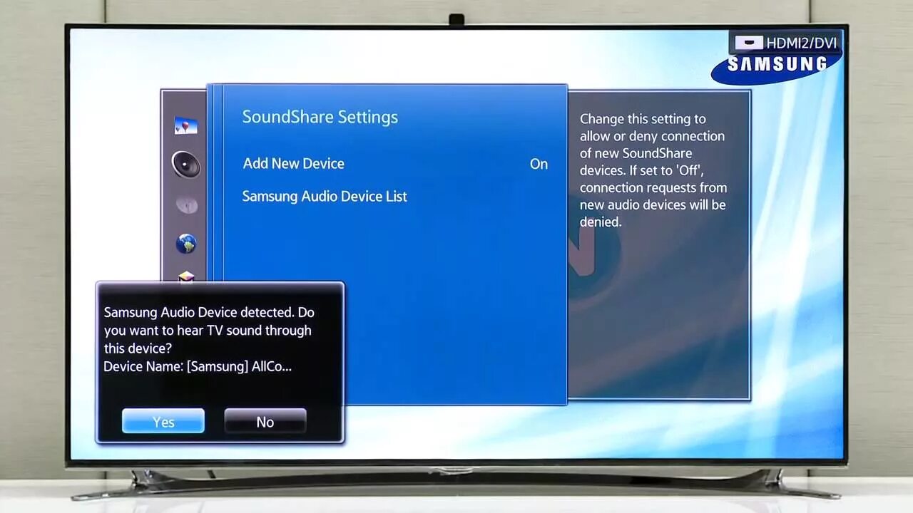 Подключение блютуз к телевизору samsung Using TV SoundConnect Samsung SHAPE M7 Wireless Audio Speaker WAM750 - YouTube