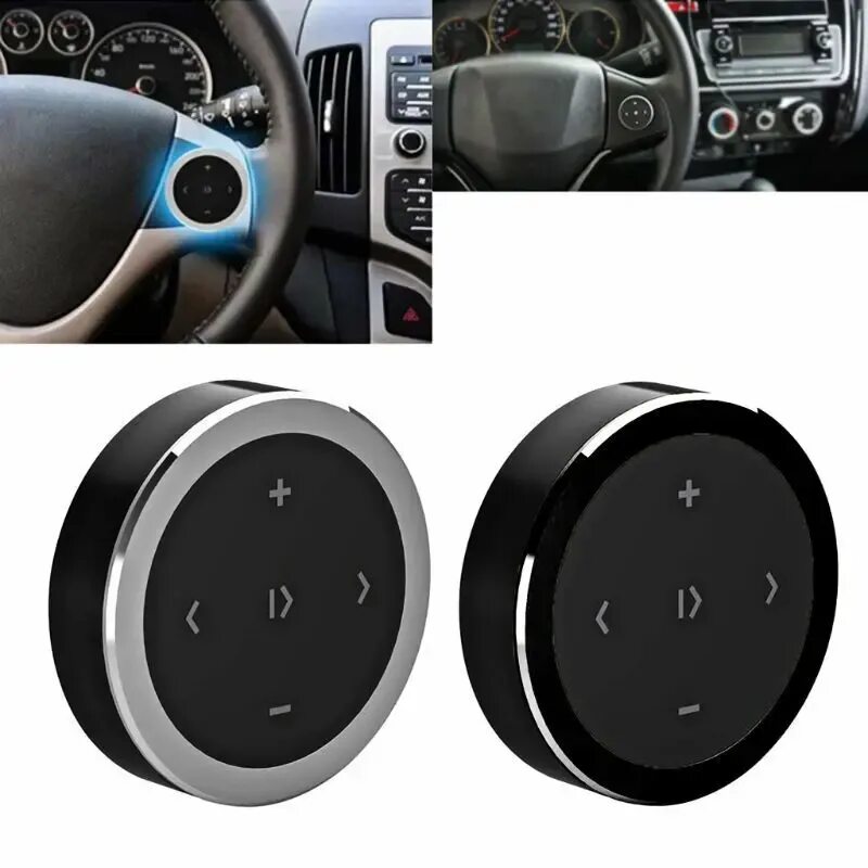 Подключение блютуз кнопок на руль Wireless Bluetooth 3.0 Media Button Car Motorcycle Steering Wheel Music Play Rem