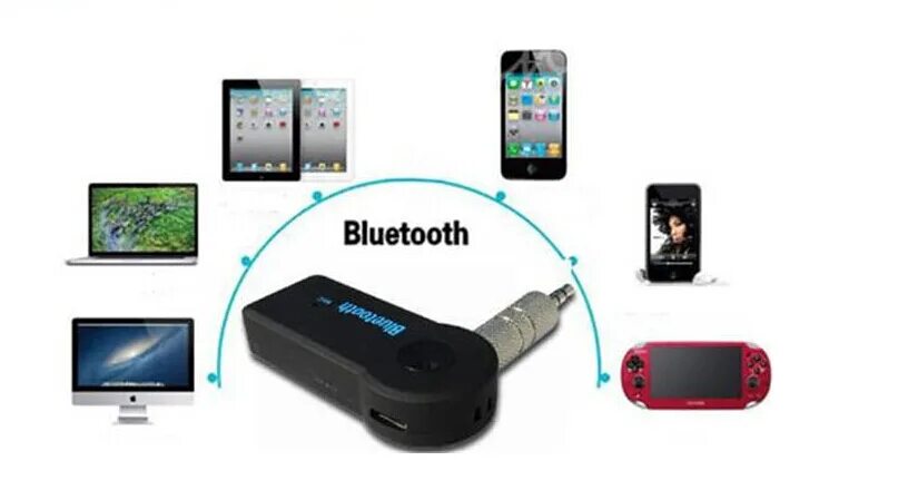 Подключение блютуз колонки к телевизору 3.5mm Car Wireles Bluetooth 3.0 Car Kit Aux Audio Music Receiver Adapter Handsfr
