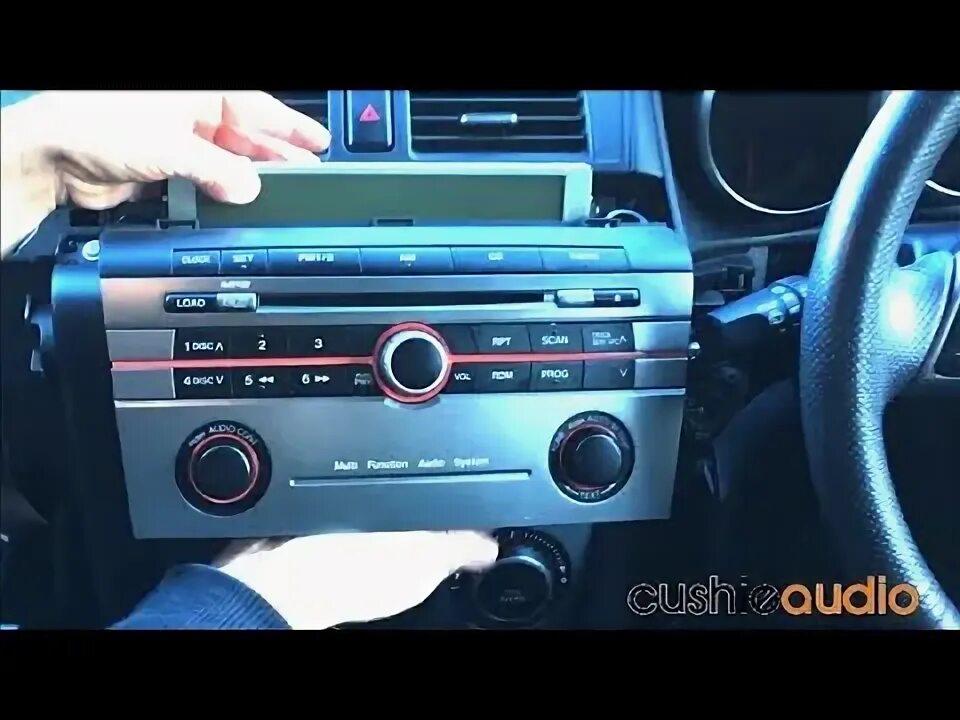 Подключение блютуз мазда 3 Mazda 3 head unit removal and Grom BT3 Bluetooth kit instal - YouTube