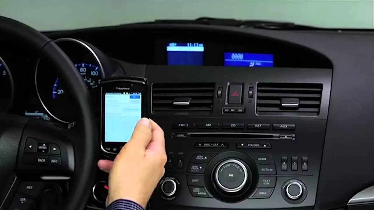 Подключение блютуз мазда 3 2013 Mazda3 Bluetooth Hands Free Phone for Standard Audio Systems Tutorial - You