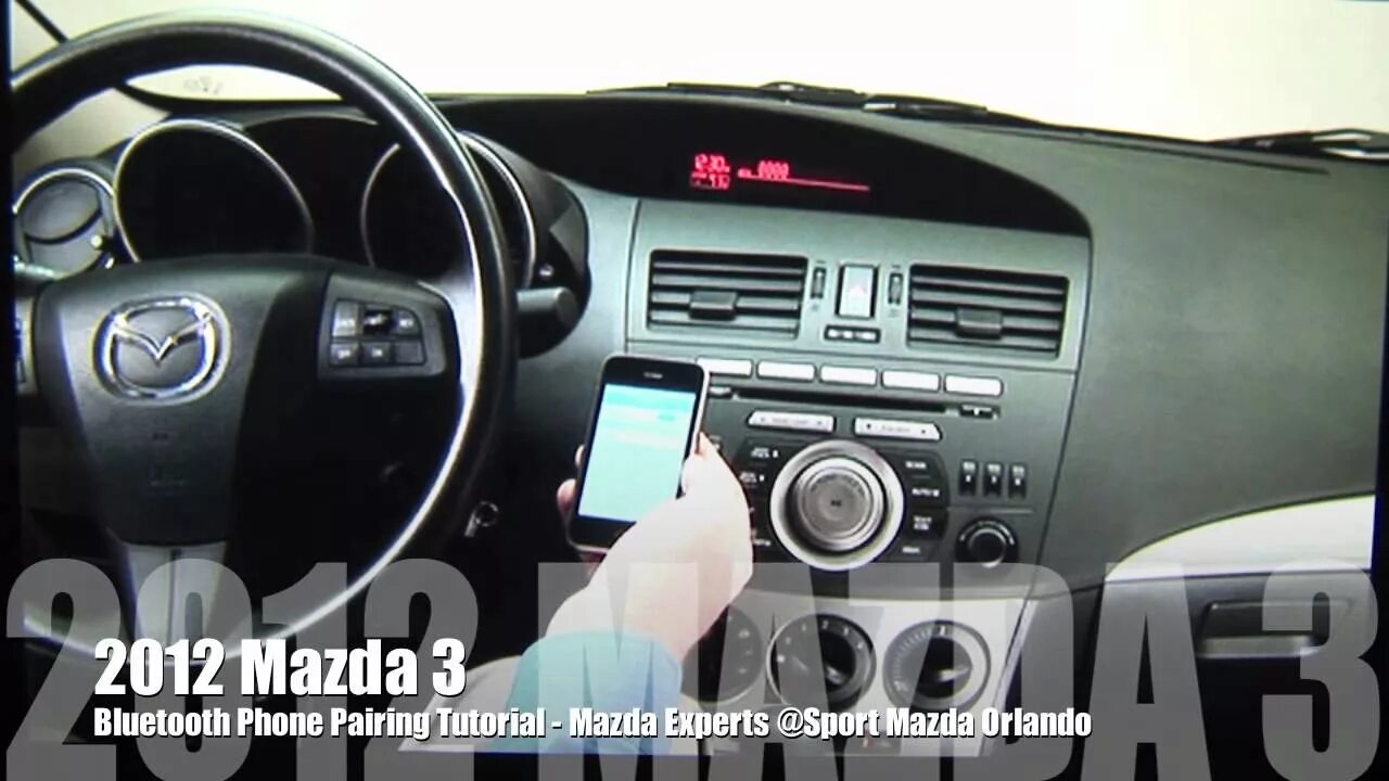 Подключение блютуз мазда 3 бк 2012 Mazda 3 Bluetooth Setup - YouTube