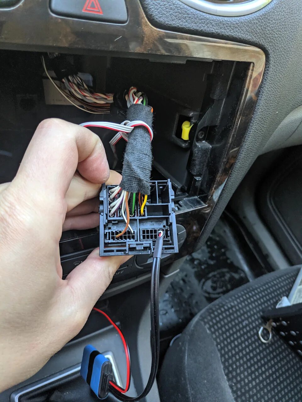 Подключение блютуз модуля форд фокус 2 Bluetooth к штатной магнитоле. - Ford Focus II Wagon, 1,6 л, 2005 года электрони