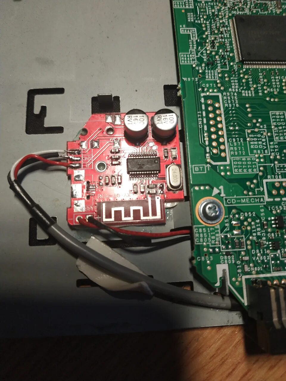 Подключение блютуз модуля к магнитоле Bluetooth модуль в магнитолу Pioneer. Часть 1. - Opel Astra G, 1,7 л, 1999 года 