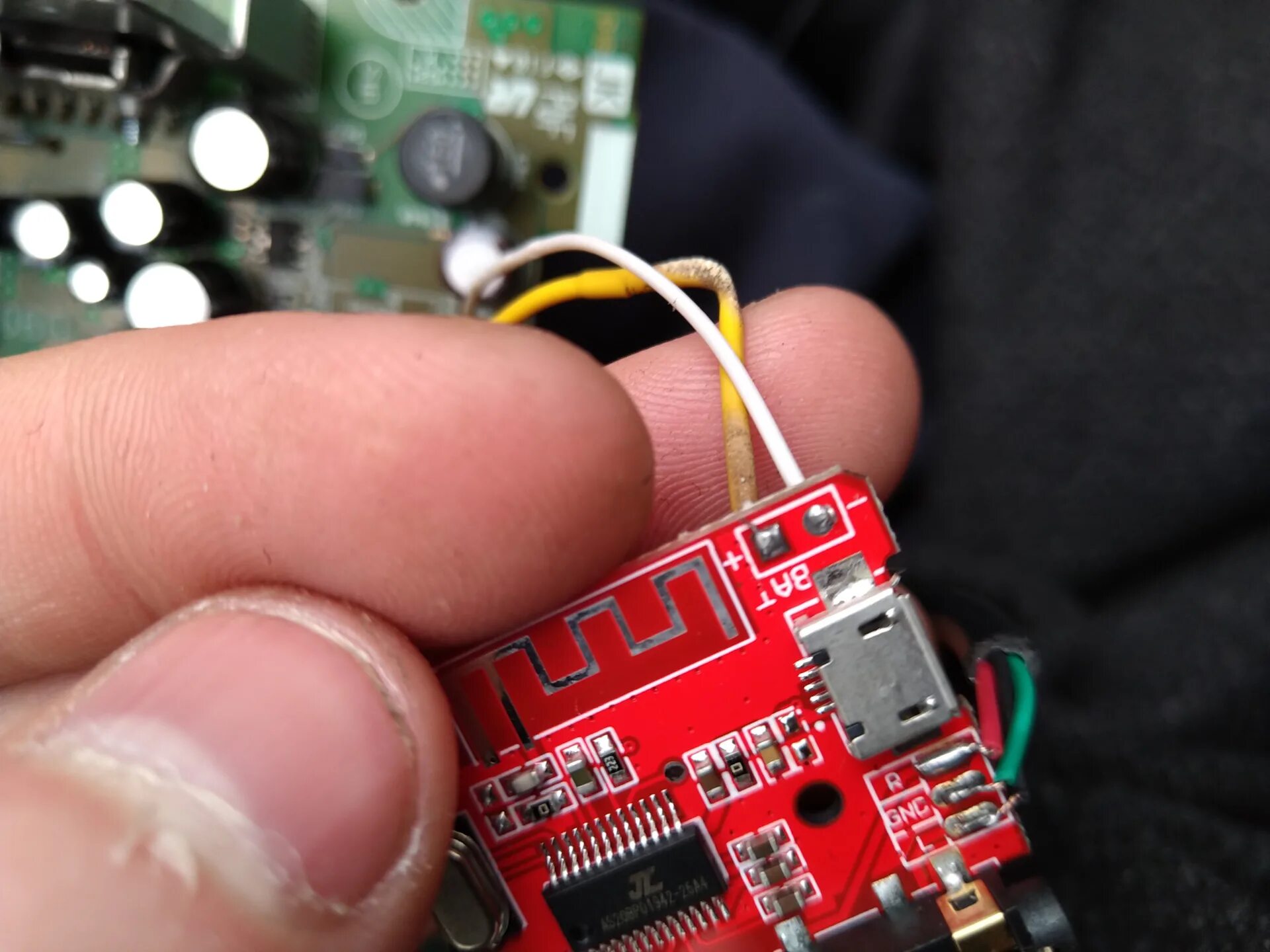 Подключение блютуз модуля к магнитоле Блютуз в магнитолу Kenwood (Лансер 9) - Mitsubishi Lancer IX, 1,8 л, 2003 года а