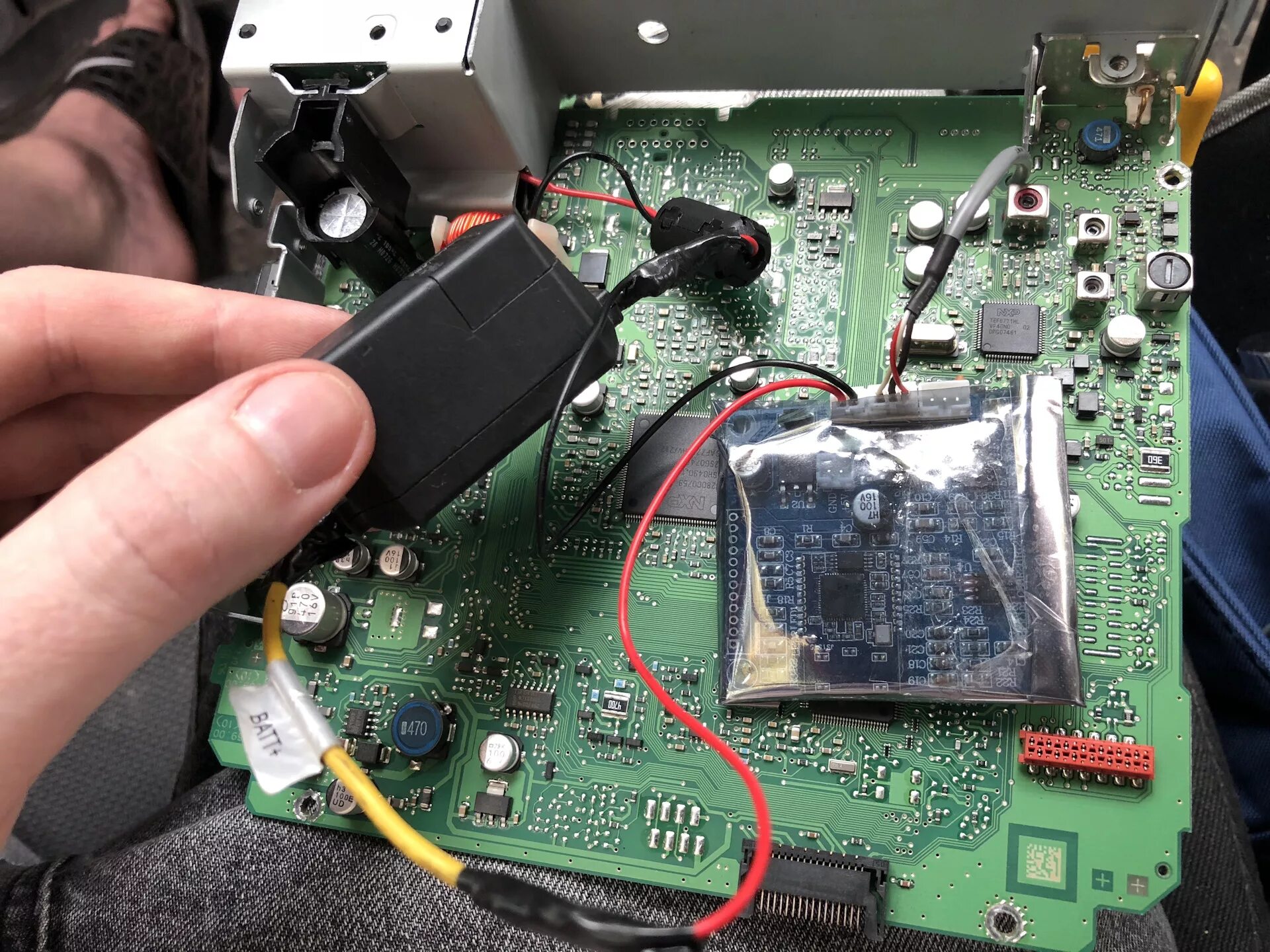 Подключение блютуз модуля к магнитоле без аукса Bluetooth ресивер в штатную магнитолу CD 30 mp3 Astra H. - Opel Astra H, 1,6 л, 