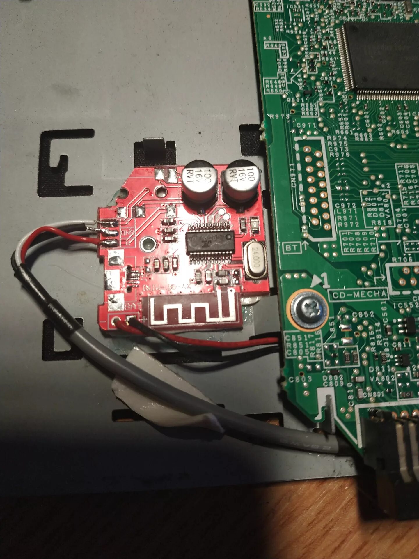 Подключение блютуз модуля к магнитоле без аукса Bluetooth модуль в магнитолу Pioneer. Часть 1. - Opel Astra G, 1,7 л, 1999 года 