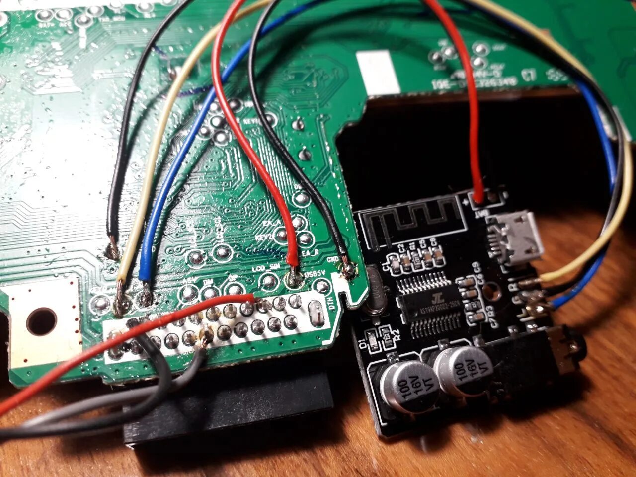 Подключение блютуз модуля к магнитоле без аукса Bluetooth в магнитолу+под рулевое управление. - Peugeot 307, 2 л, 2001 года авто