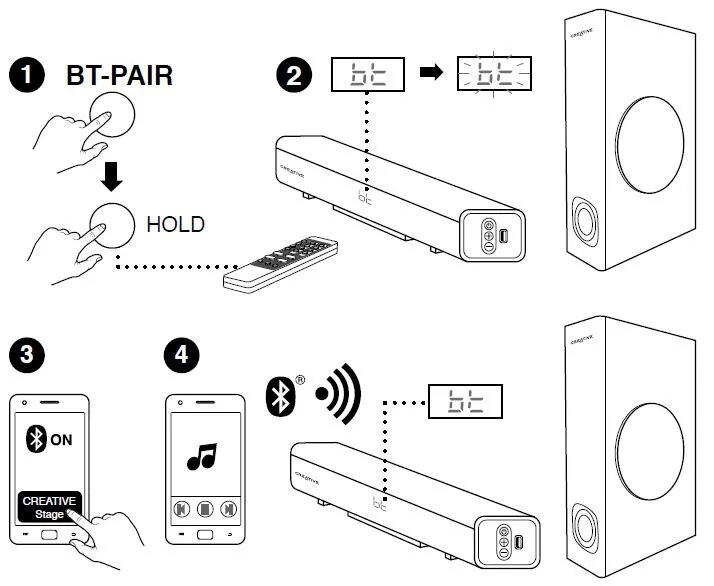 Подключение блютуз саундбара к телевизору Подключиться к саундбару по блютузу