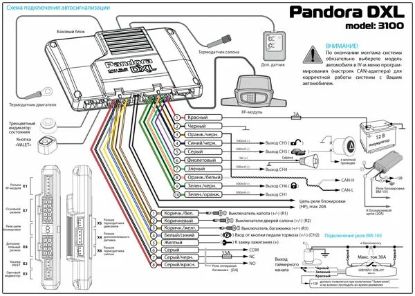 Подключение блютуз сигнализации пандора Pandora DXL 3100 уже в продаже - Новости Pandora