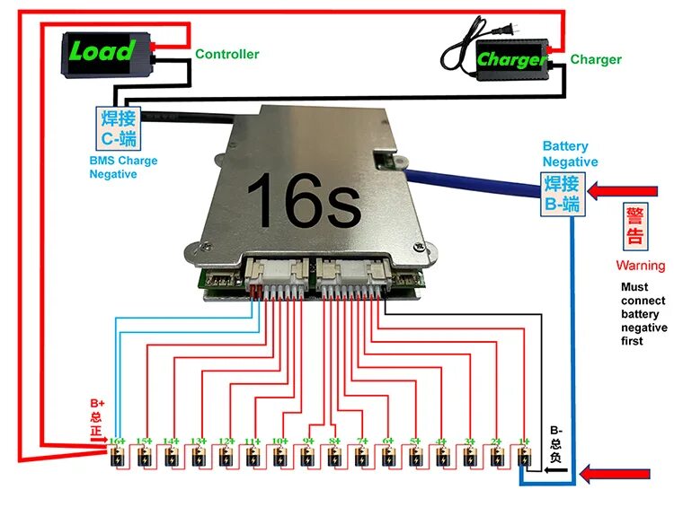 Подключение бмс 4 7S до 16S 40a/80A Новый DIY LiFePO4 Li-Ion Smart BMS с Android Bluetooth с прогр