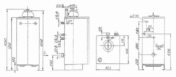 Подключение боринского котла Газовый отопительный котел Боринское АОГВ 11,6 -1 (М) EUROSIT - купить в "АО "Мо