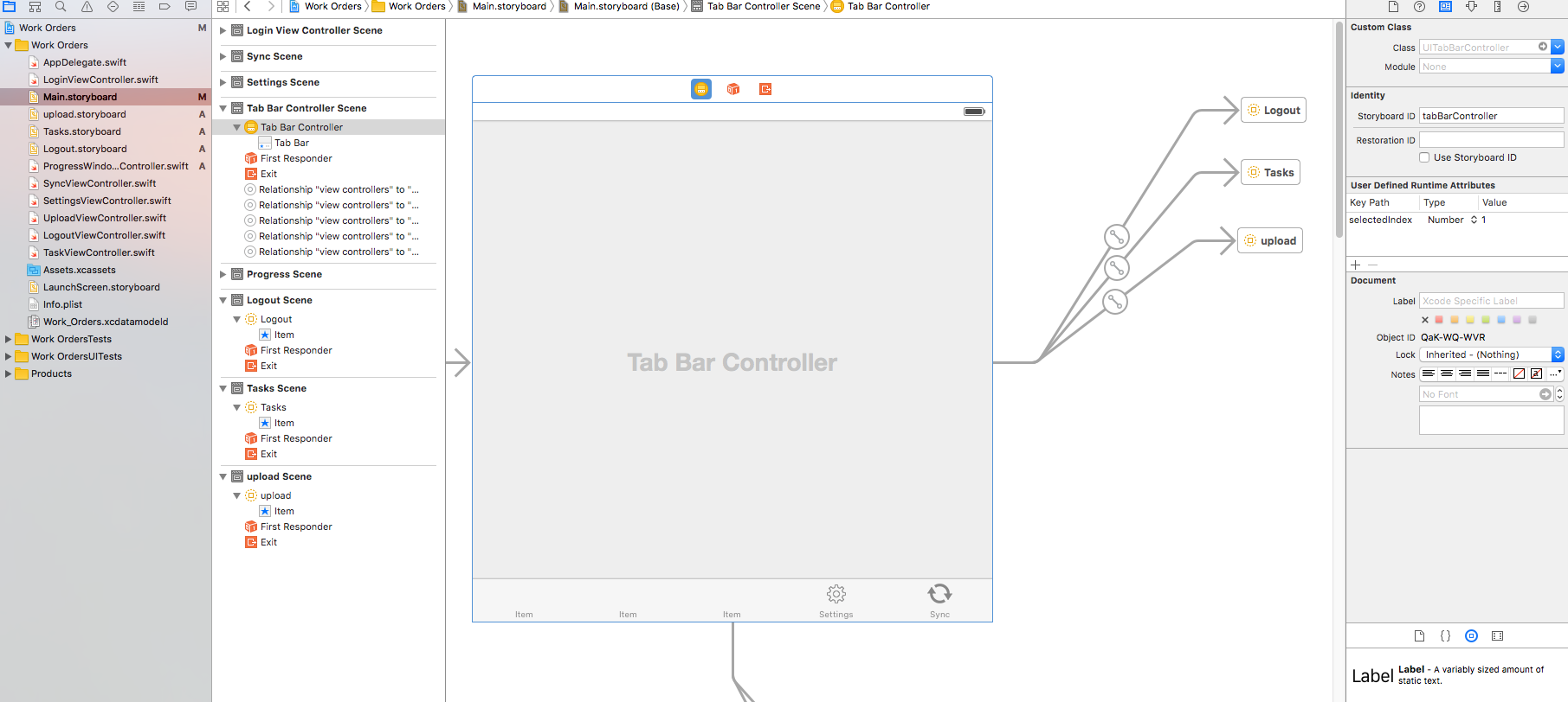 Подключение боя 1 ios - Use Storyboard References While Retaining Icons & Text for Tab Bar Control