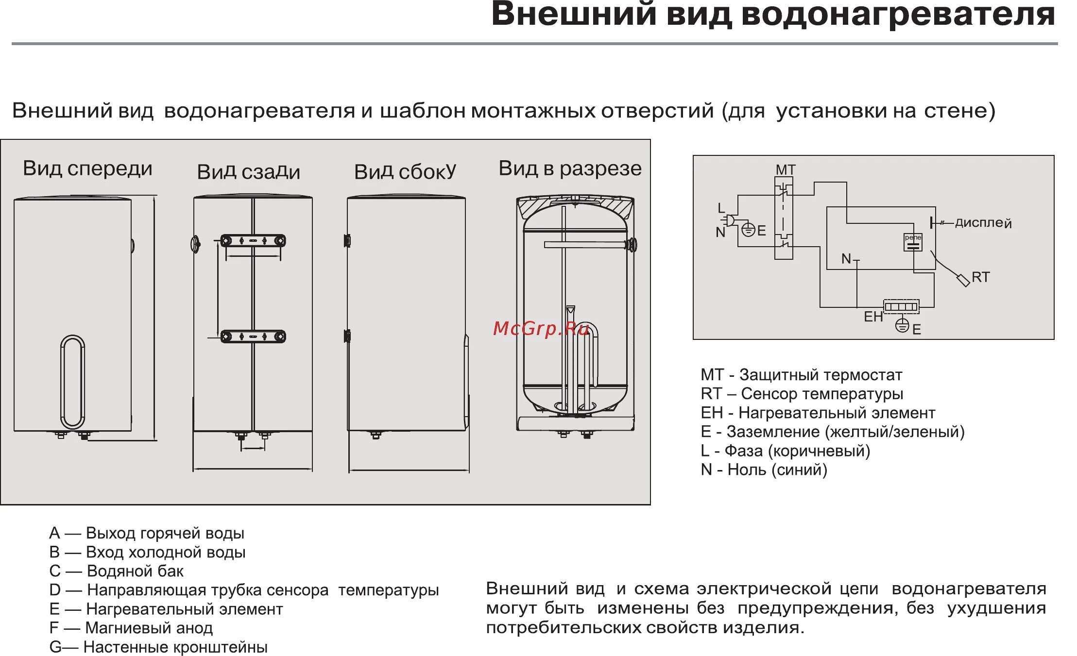 Подключение бойлера haier Haier ES80V-V1(R) Руководство по эксплуатации онлайн 19/25 431802