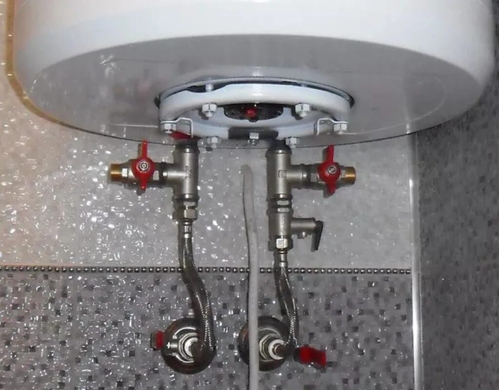 Подключение бойлера и стиральной машины Монтаж накопительного водонагревателя фото - DelaDom.ru