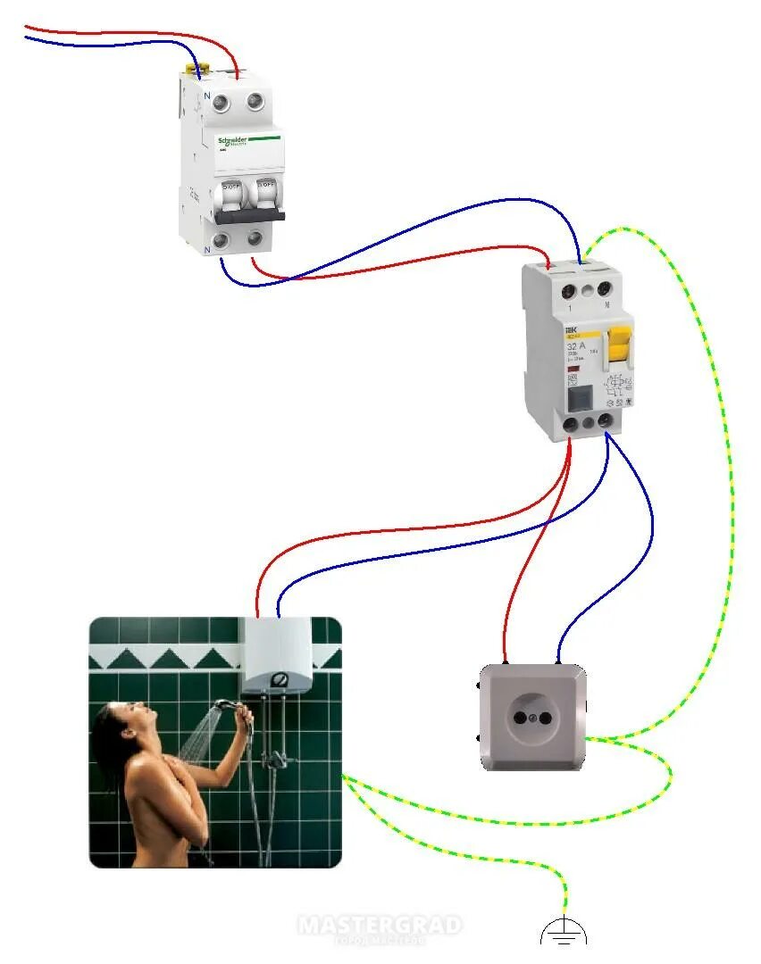 Подключение бойлера к электросети через автомат Какой автомат поставить на водонагреватель: найдено 84 картинок