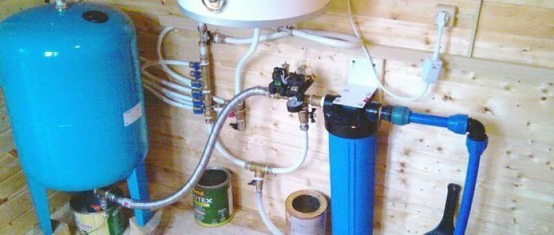 Подключение бойлера к скважине на даче Монтаж водоснабжения в частном доме в Екатеринбурге