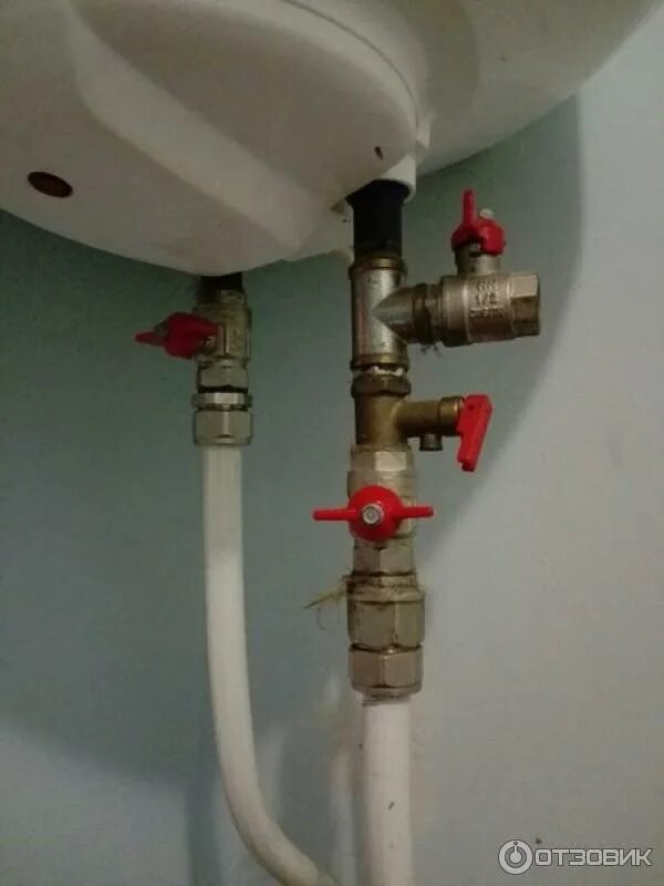 Подключение бойлера к водопроводу фото Отзыв о Водонагреватель накопительный Atlantic Steatite Slim VM 80 N3 CM необход