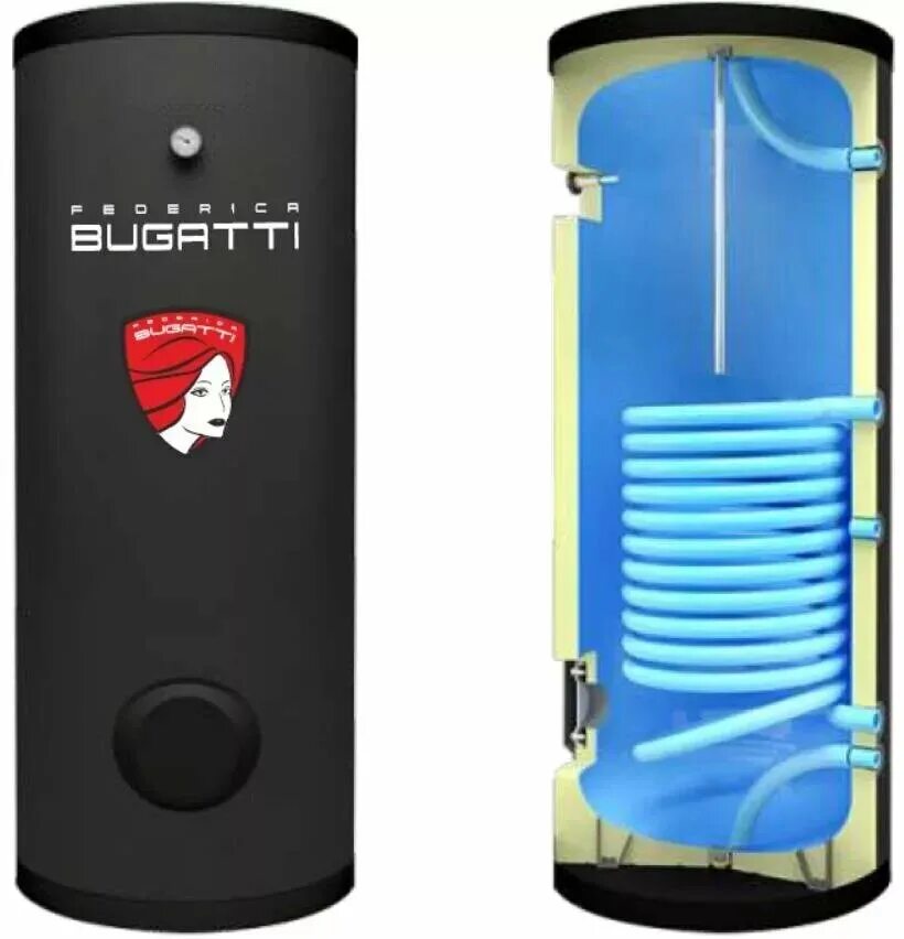 Подключение бойлера косвенного бугатти Federica Bugatti KBS-B 200 - бойлер косвенного нагрева - купить в интернет-магаз