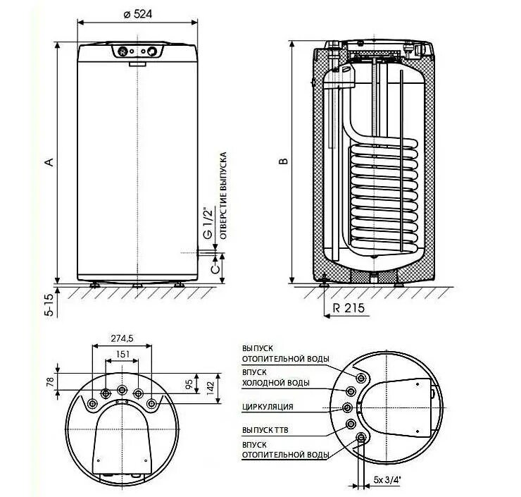 Подключение бойлера косвенного drazice Бойлеры косвенного нагрева drazice (дражице): описание, как работают, виды, подк