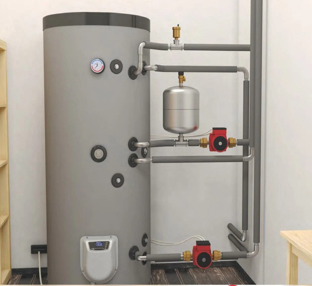 Подключение бойлера косвенного нагрева inox Бойлер для горячей косвенного нагрева