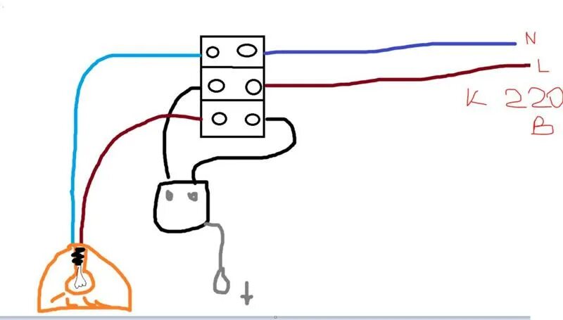 Подключение бра через выключатель Ответы Mail.ru: Как подключить бра светильник?