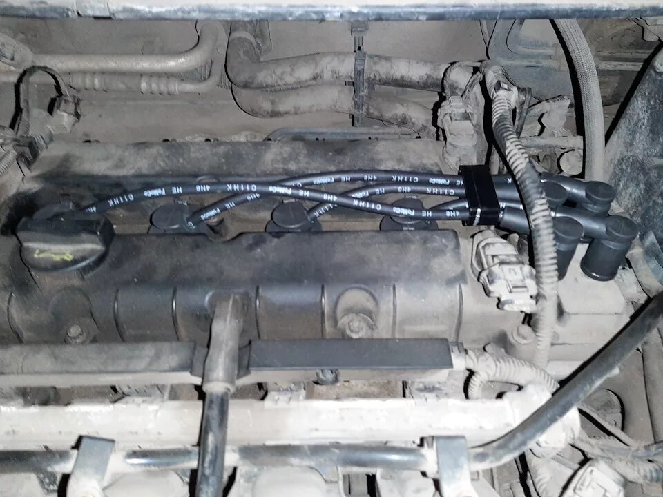 Подключение бронепроводов форд фокус 1 Замена высоковольтных проводов - Ford Focus II Sedan, 1,6 л, 2005 года визит на 