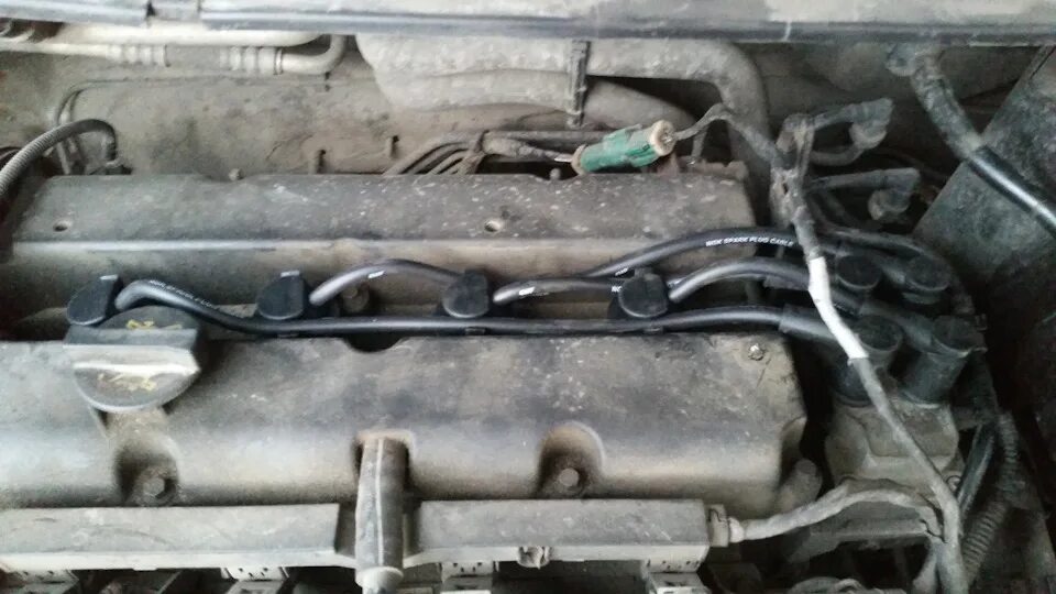 Подключение бронепроводов форд фокус 2 Высоковольтные провода - Ford Focus II Hatchback, 1,6 л, 2007 года своими руками