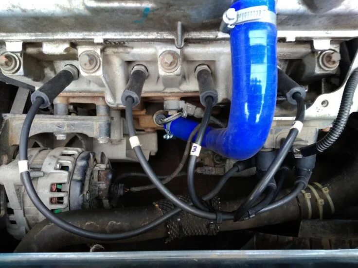 Подключение бронепроводов калина 1 Замена высоковольтных проводов на Калине Repair