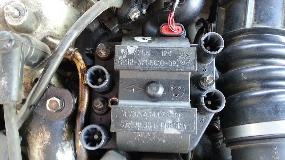 Подключение бронепроводов ваз 2110 8 клапанов инжектор Модуль зажигания 2 - Lada 21103, 1,5 л, 2003 года электроника DRIVE2