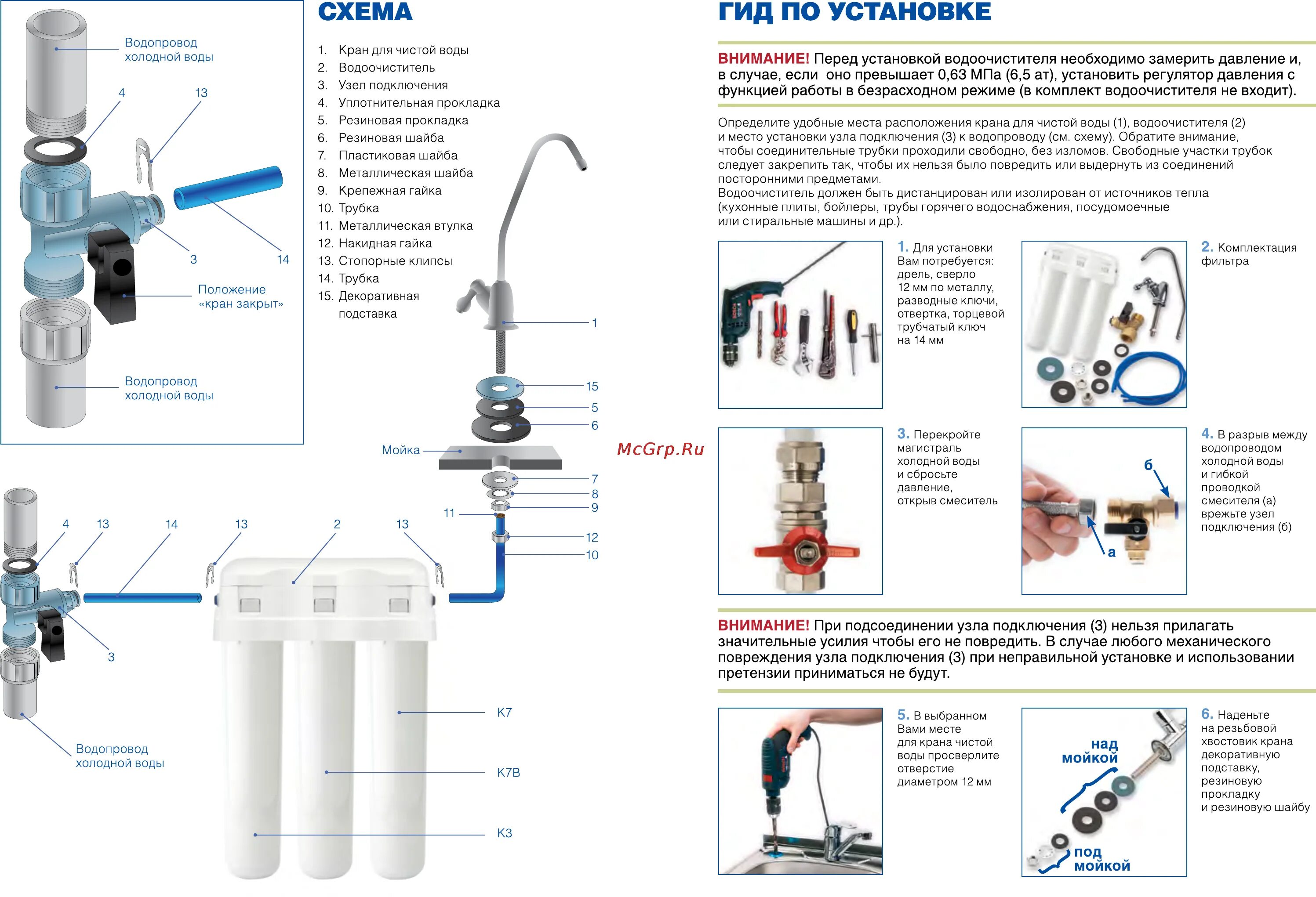 Компактная помпа-насос Flojet BevJet Compact BLC 220 вольт для бутилированной во