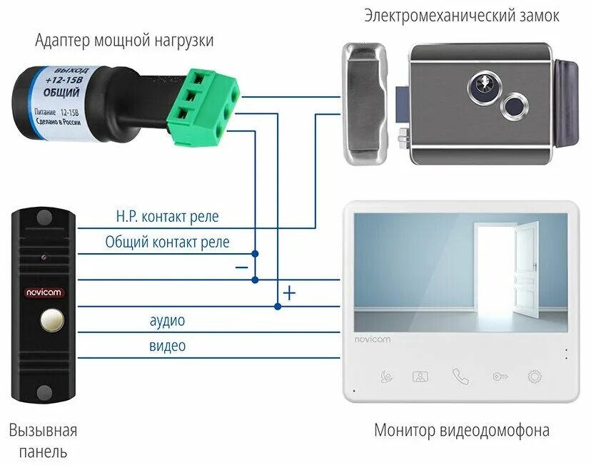 Подключение буз к poe вызывной панели Блок управления электромеханическим замком Даксис БУЗ - купить в интернет-магази