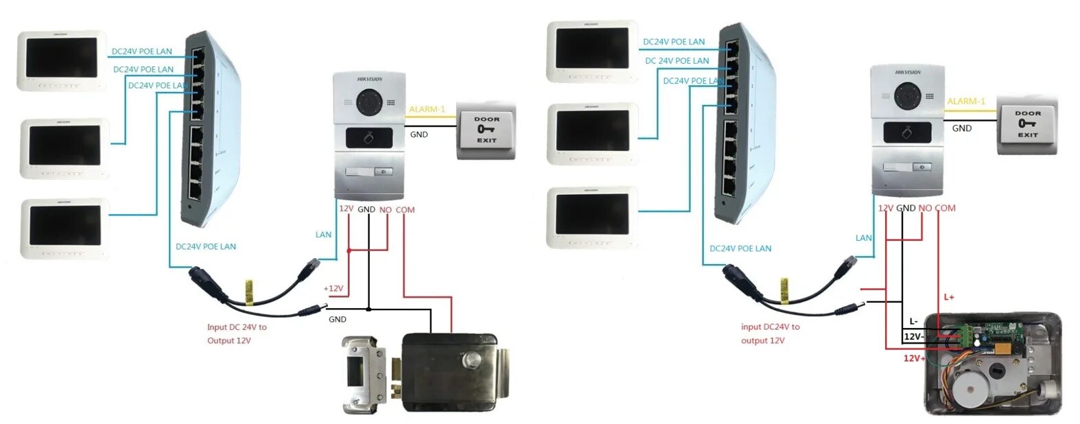 Подключение буз к poe вызывной панели IP вызывная панель Hikvision DS-KV8102-IP 1.3 Мп купить в Киеве Ohrana.ua