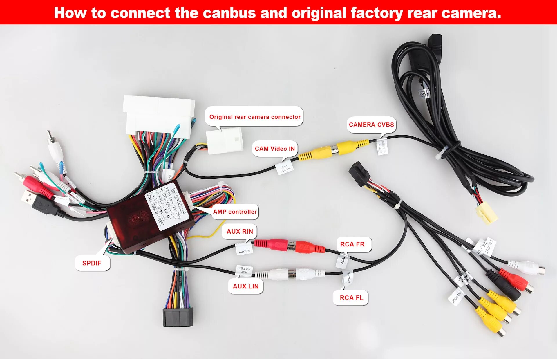 Подключение canbus к магнитоле андроид ГУ 10" Asottu CIX 251060 PX30 2/32GB - Hyundai Creta (1G), 2 л, 2019 года автозв