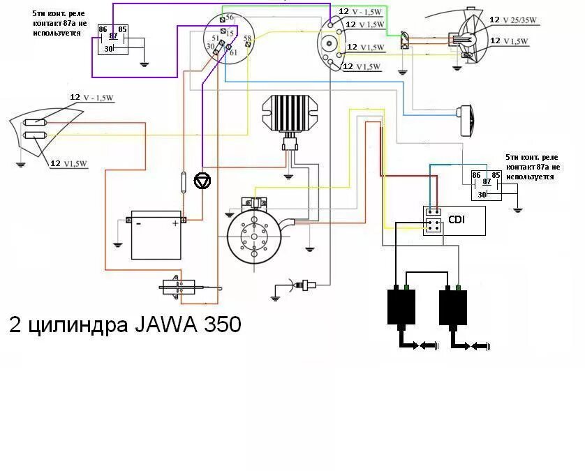 Подключение cdi зажигания на иж планета Зажигание на иж ява работает без акб cdi - фото - АвтоМастер Инфо