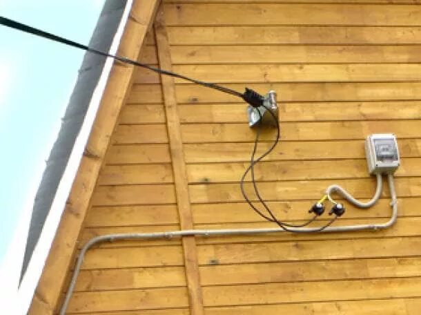 Подключение частного дома от столба Организация ввода при помощи СИП "Комплексный Энерго Подряд"