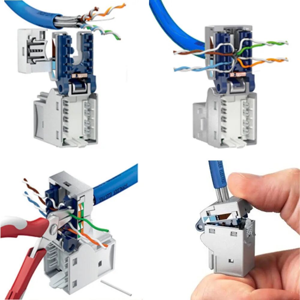 Rj 45 цветовая схема