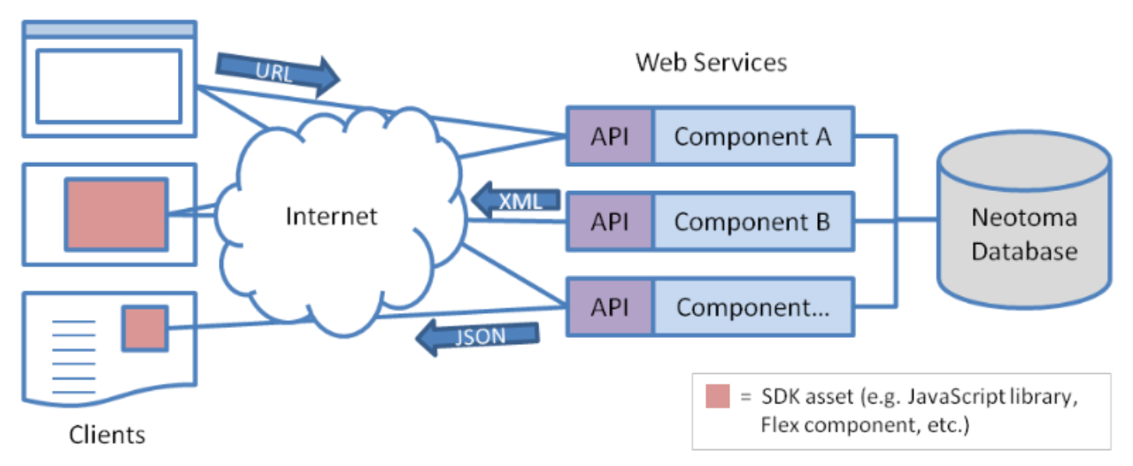 Подключение через api Neotoma - NeotomaDB