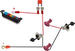 Подключение через блок предохранителей Подключение провода к предохранителю