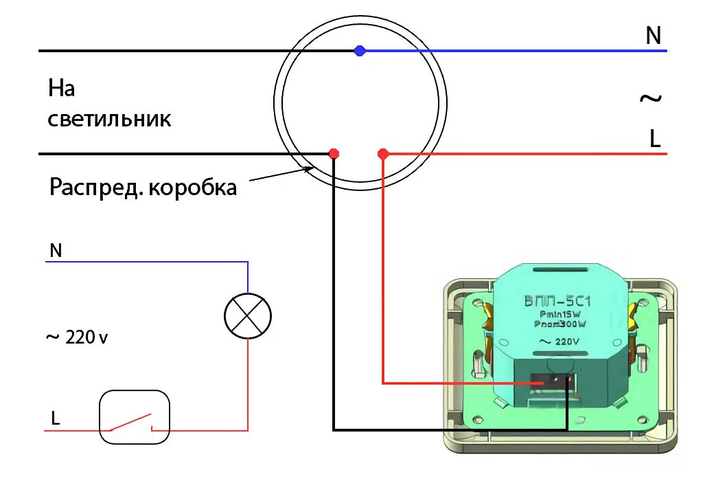 Подключение через диммер Что такое диммер: назначение, область применения, виды, подключение / Комфортный