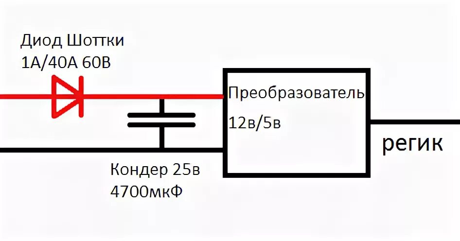 Подключение через диод Подключение регистратора - Nissan Qashqai (1G), 2 л, 2008 года электроника DRIVE