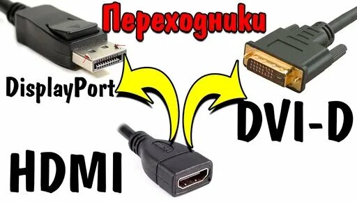 Ответы Mail.ru: Чем лучше подключать компутатор? display port, dvi-d или же hdmi