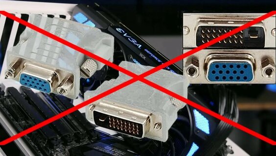 Подключение через dvi hdmi Как подключить старый монитор с разъёмом VGA к новой видеокарте DVI-D , HDMI. - 