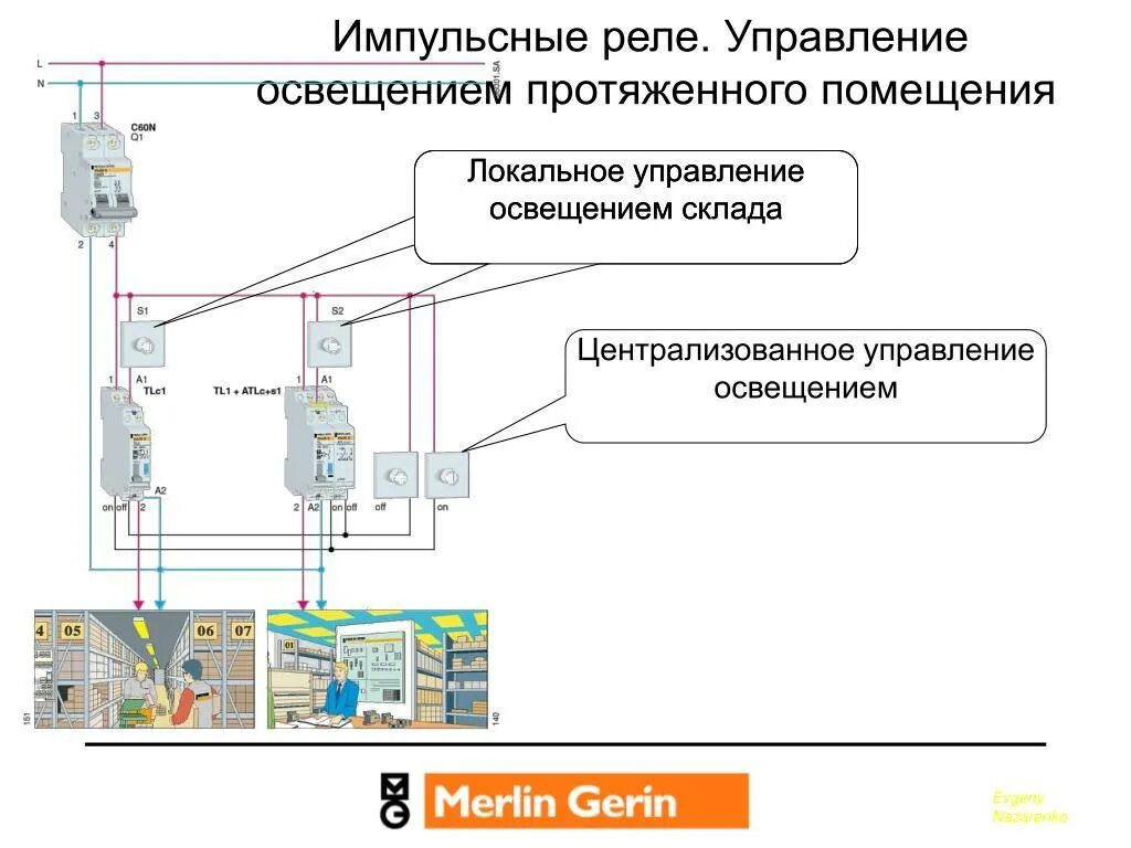 Подключение через импульсное реле Импульсное реле для управления освещением фото - DelaDom.ru