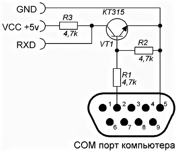 Подключение через ком порт 4-х канальный контроллер нагрузок с управлением по UART