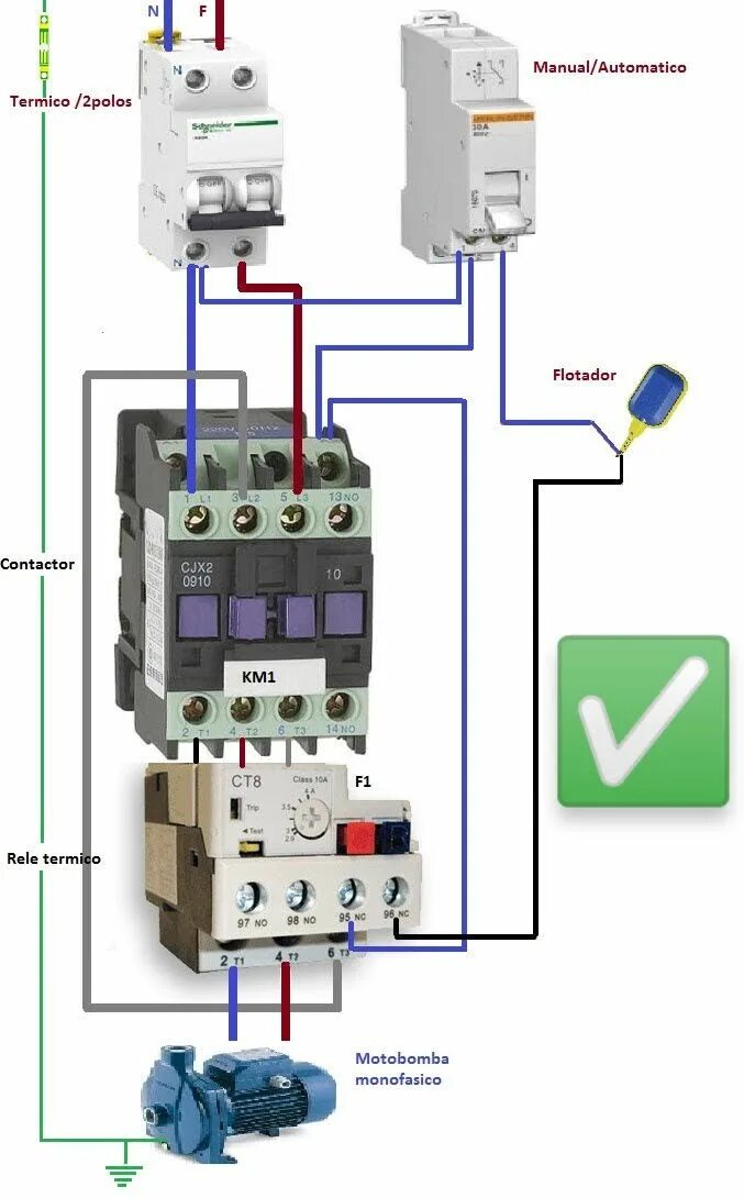 Подключение через контактор свет DIAGRAMA DE COMANDO ELÉTRICO Comandos eletricos, Diagrama de circuito eléctrico,