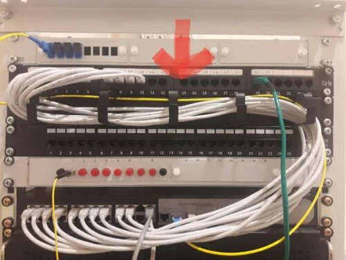 Подключение через кросс Структурированные кабельные системы СКС в Екатеринбурге Ритек СТ