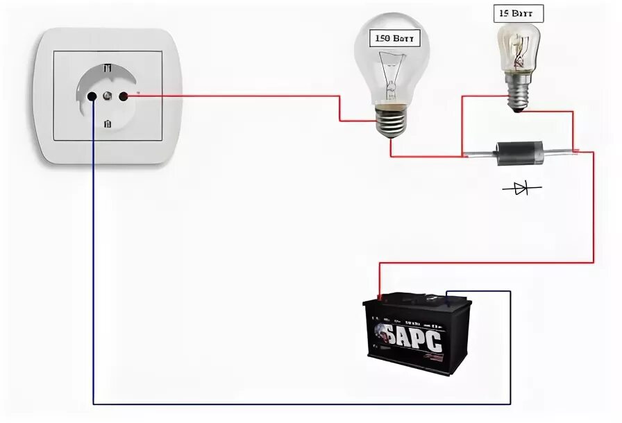 Подключение через лампочку от короткого замыкания Можно ли заряжать аккумулятор через лампочку - факты и ложь о новом методе