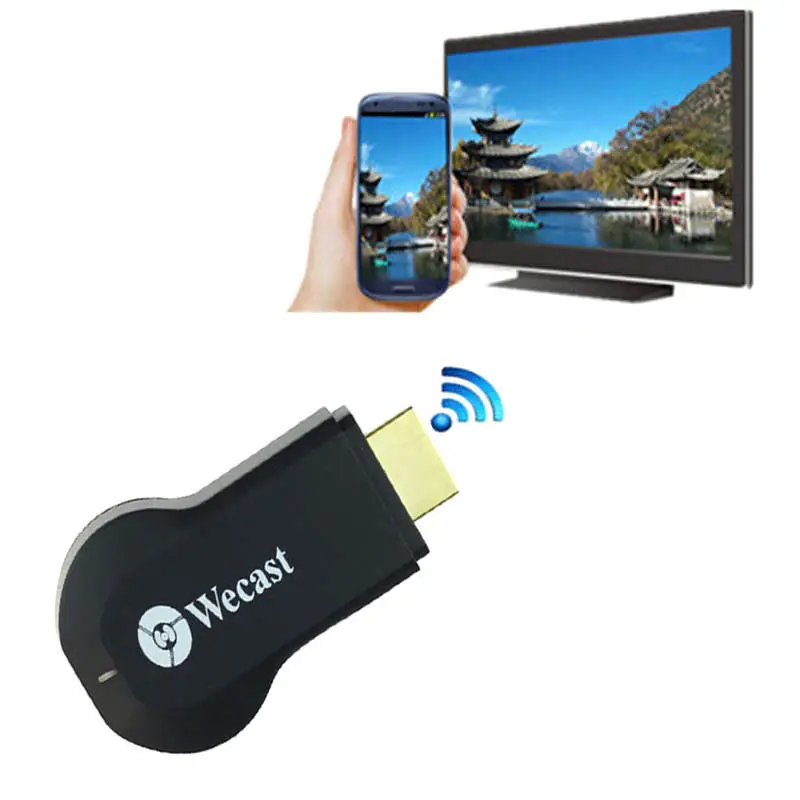 Подключение через miracast Newest Wecast Miracast HDMI Dongle Wifi Wireless Display as Google Chromecast Me